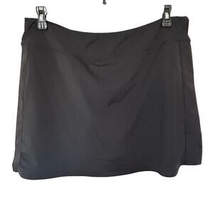 Blevonh Women’s Black Skort Skirt Built In Shorts Tennis Golf Activewear Sz. 2XL